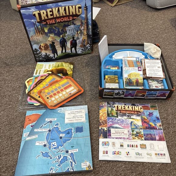 Underdog Games Trekking The World Board Game 2020 Complete - Picture 1 of 13